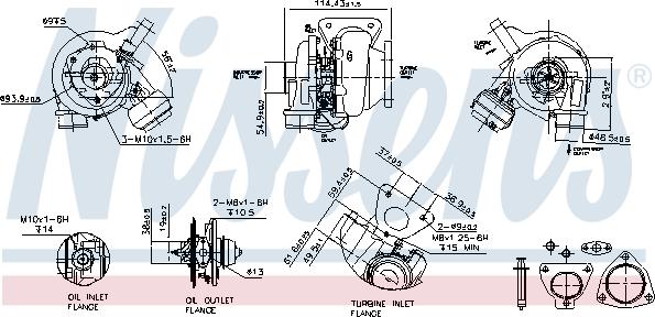 NISSENS 93159 - Turbocompresseur, suralimentation droxauto.com