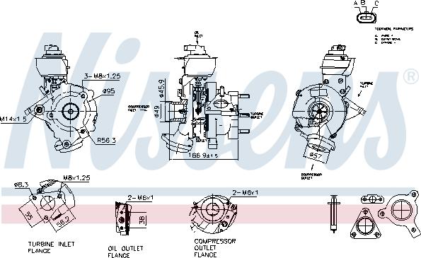 NISSENS 93854 - Turbocompresseur, suralimentation droxauto.com