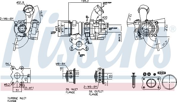 NISSENS 93305 - Turbocompresseur, suralimentation droxauto.com