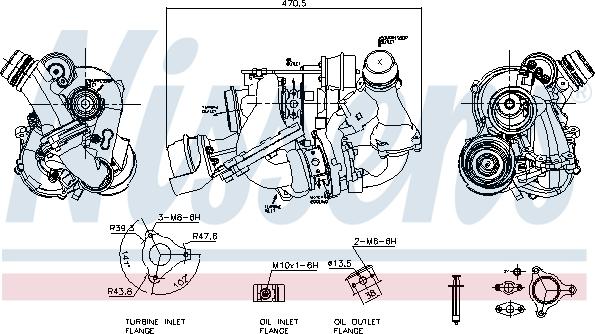 NISSENS 93310 - Turbocompresseur, suralimentation droxauto.com