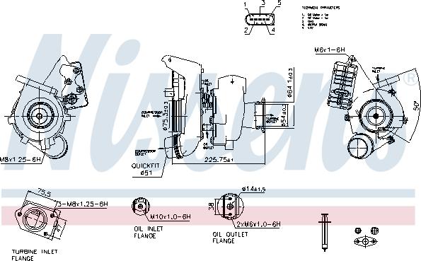 NISSENS 93328 - Turbocompresseur, suralimentation droxauto.com