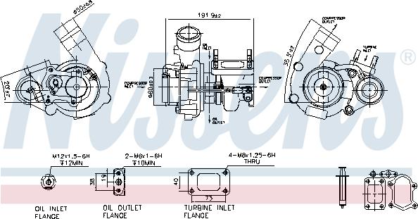 NISSENS 93252 - Turbocompresseur, suralimentation droxauto.com