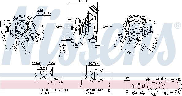 NISSENS 93233 - Turbocompresseur, suralimentation droxauto.com