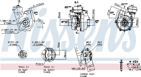 NISSENS 93223 - Turbocompresseur, suralimentation droxauto.com