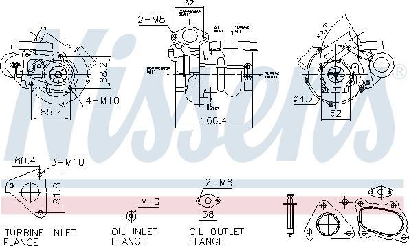 NISSENS 93732 - Turbocompresseur, suralimentation droxauto.com