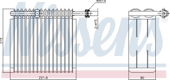 NISSENS 92199 - Évaporateur climatisation droxauto.com