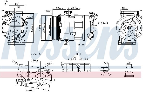 NISSENS 890947 - Compresseur, climatisation droxauto.com
