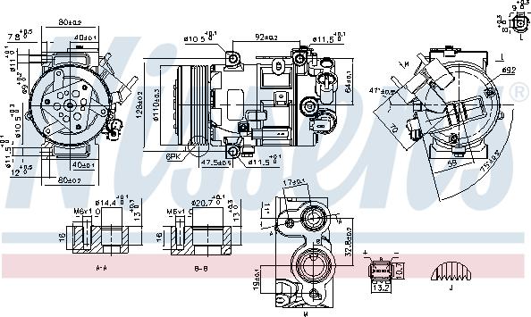 NISSENS 890420 - Compresseur, climatisation droxauto.com