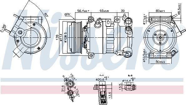 NISSENS 890599 - Compresseur, climatisation droxauto.com