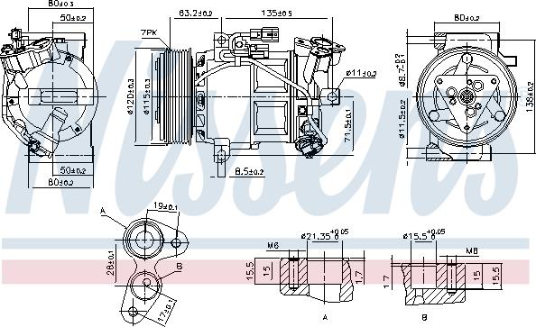 NISSENS 890653 - Compresseur, climatisation droxauto.com