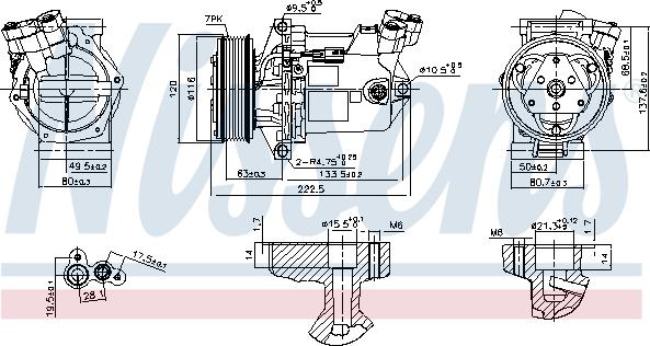 NISSENS 890042 - Compresseur, climatisation droxauto.com