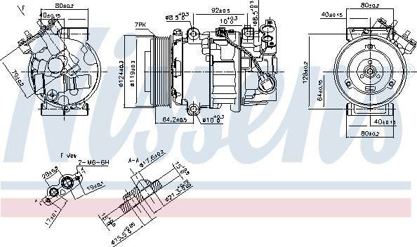 NISSENS 890299 - Compresseur, climatisation droxauto.com