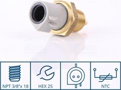 NISSENS 207012 - Sonde de température, liquide de refroidissement droxauto.com