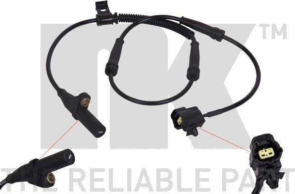 NK 293519 - Capteur, vitesse de roue droxauto.com