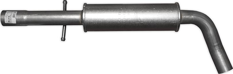 NOVAK 26.315 - Silencieux central droxauto.com