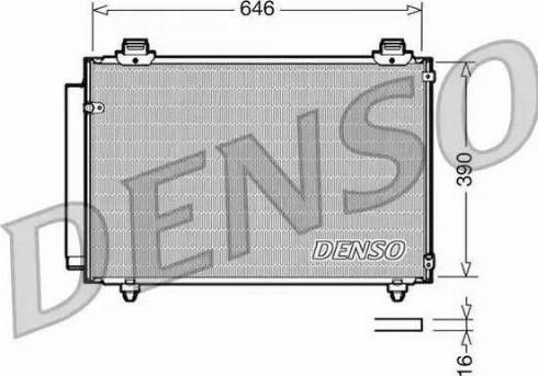NPS DCN50035 - Condensateur, climatisation droxauto.com