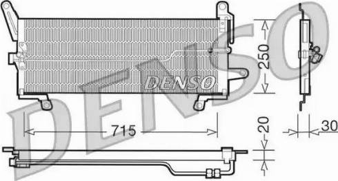 NPS DCN09097 - Condensateur, climatisation droxauto.com