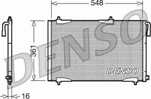 NPS DCN21002 - Condensateur, climatisation droxauto.com