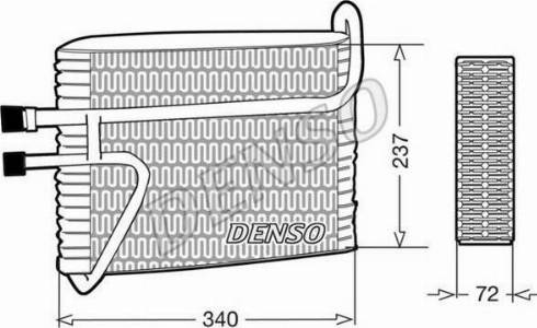 NPS DEV33001 - Évaporateur climatisation droxauto.com