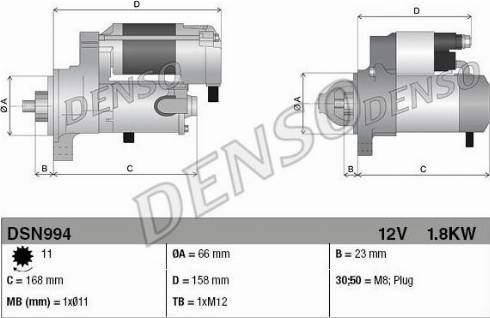 NPS DSN994 - Démarreur droxauto.com