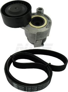 NPS N108N01 - Jeu de courroies trapézoïdales à nervures droxauto.com