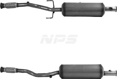 NPS P435A08 - Filtre à particules / à suie, échappement droxauto.com