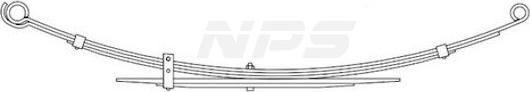 NPS T460A17 - Lame de ressort droxauto.com
