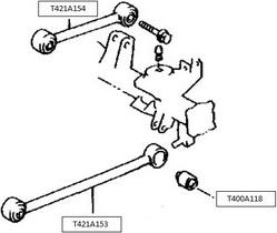 NPS T421A153 - Bras de liaison, suspension de roue droxauto.com