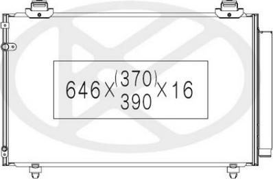 NPS T526A19 - Condensateur, climatisation droxauto.com