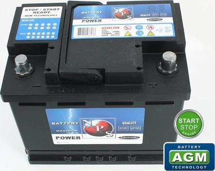 NPS U540L70B - Batterie de démarrage droxauto.com