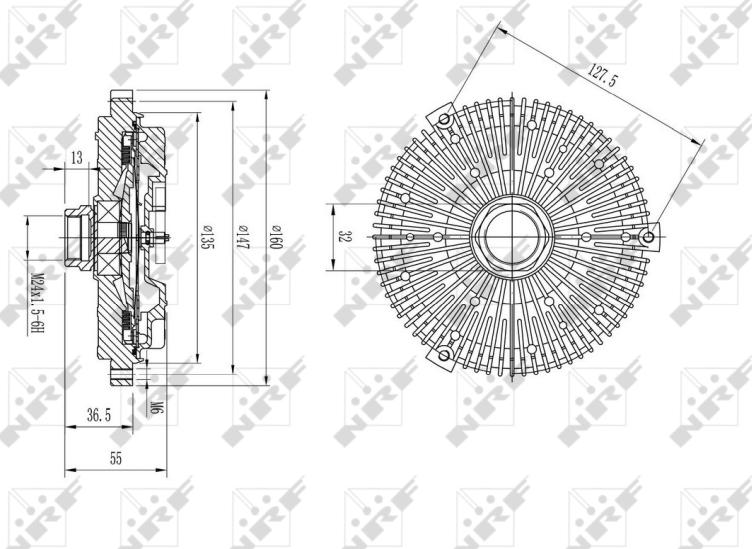 NRF 49590 - Embrayage, ventilateur de radiateur droxauto.com