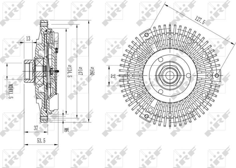 NRF 49568 - Embrayage, ventilateur de radiateur droxauto.com