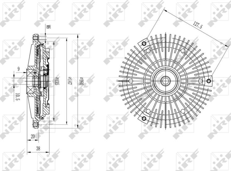 NRF 49649 - Embrayage, ventilateur de radiateur droxauto.com