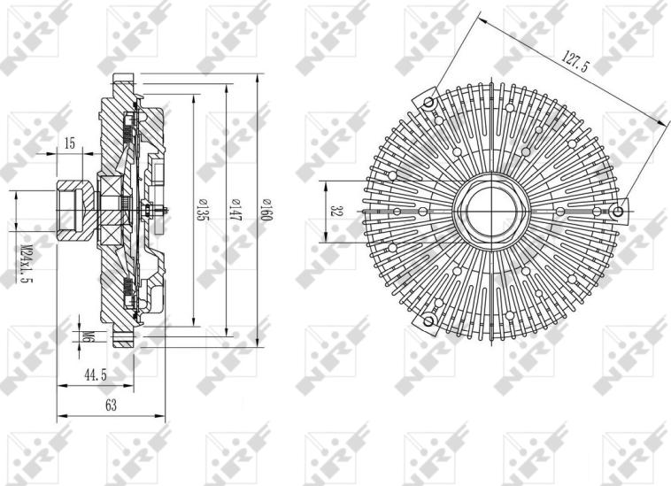 NRF 49605 - Embrayage, ventilateur de radiateur droxauto.com