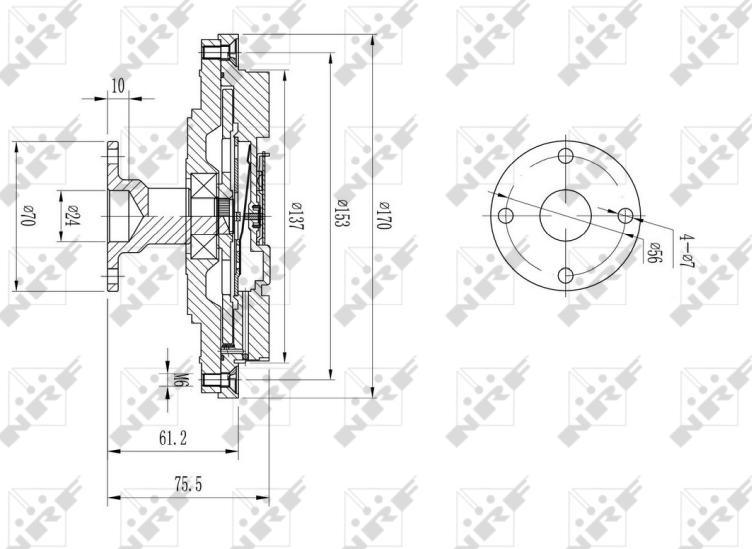 NRF 49602 - Embrayage, ventilateur de radiateur droxauto.com