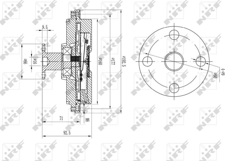 NRF 49634 - Embrayage, ventilateur de radiateur droxauto.com