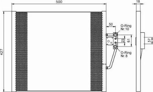 NRF 35585 - Condensateur, climatisation droxauto.com