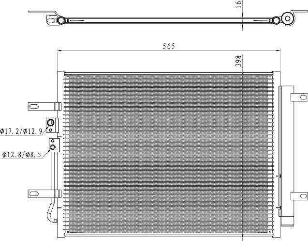 NRF 350471 - Condensateur, climatisation droxauto.com