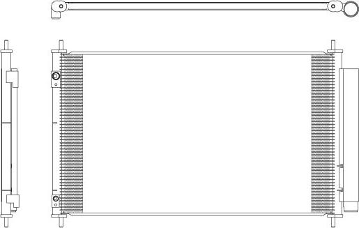 NRF 350321 - Condensateur, climatisation droxauto.com