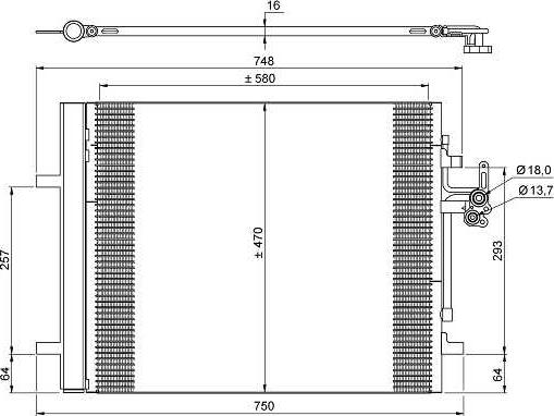NRF 35884 - Condensateur, climatisation droxauto.com