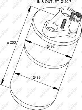 NRF 33216 - Filtre déshydratant, climatisation droxauto.com