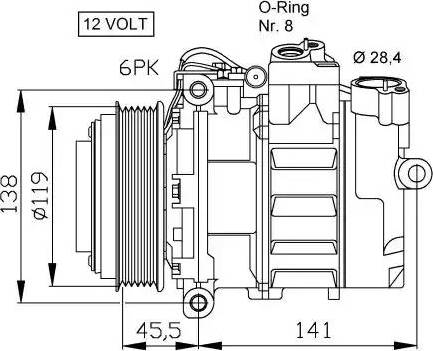 NRF 32053G - Compresseur, climatisation droxauto.com