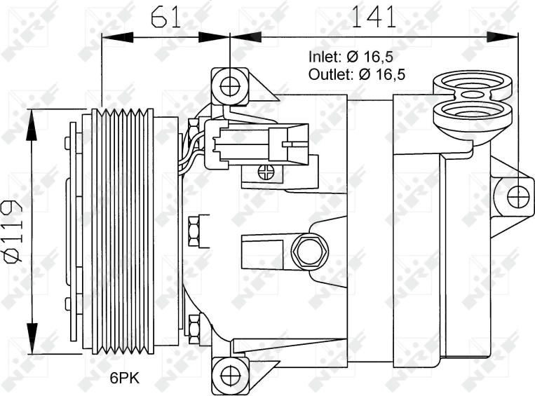 NRF 32021 - Compresseur, climatisation droxauto.com
