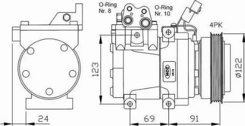 NRF 32205G - Compresseur, climatisation droxauto.com
