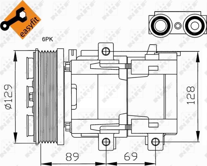 NRF 32212 - Compresseur, climatisation droxauto.com