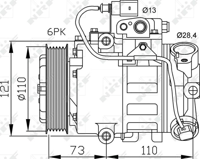 NRF 32225 - Compresseur, climatisation droxauto.com