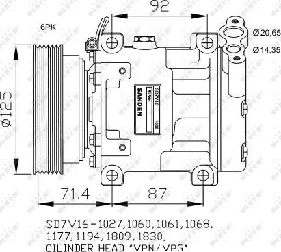 NRF 32742G - Compresseur, climatisation droxauto.com