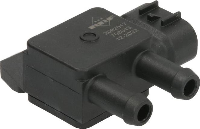 NRF 708043 - Capteur, pression des gaz échappement droxauto.com