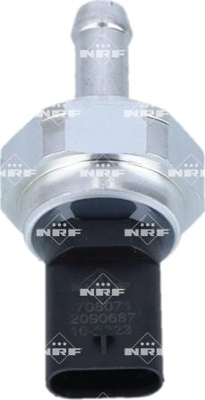 NRF 708071 - Capteur, pression des gaz échappement droxauto.com