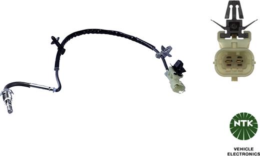 NTK 93435 - Capteur, température des gaz droxauto.com